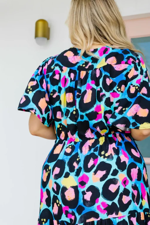 *UNICORN* Bonnie Dress in Kasey Leopard by Kasey Rainbow