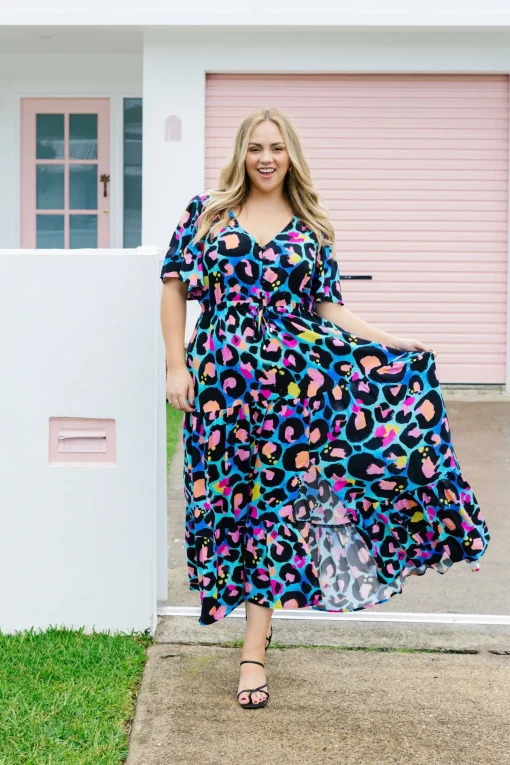 *UNICORN* Bonnie Dress in Kasey Leopard by Kasey Rainbow