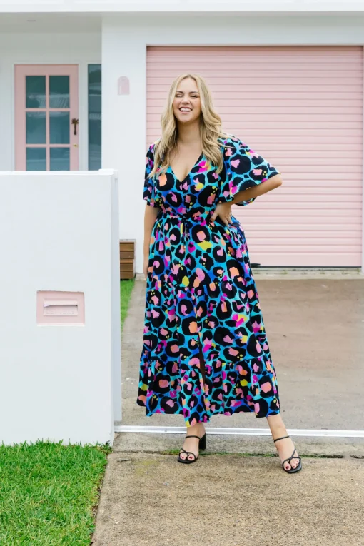 *UNICORN* Bonnie Dress in Kasey Leopard by Kasey Rainbow