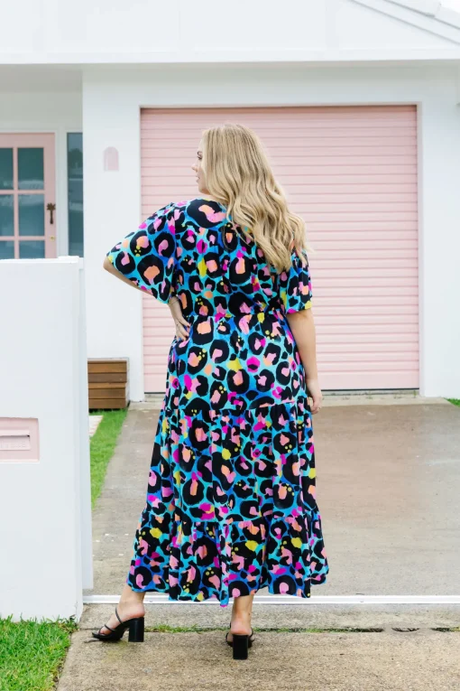 *UNICORN* Bonnie Dress in Kasey Leopard by Kasey Rainbow