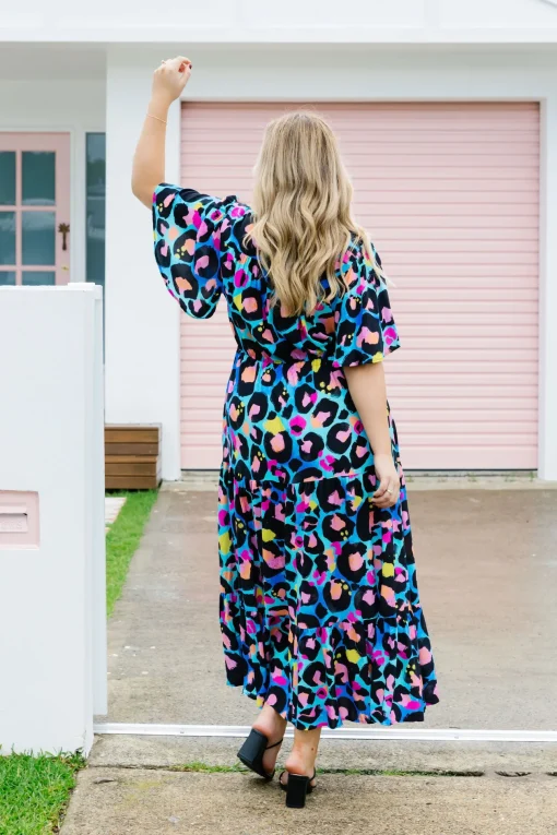 *UNICORN* Bonnie Dress in Kasey Leopard by Kasey Rainbow