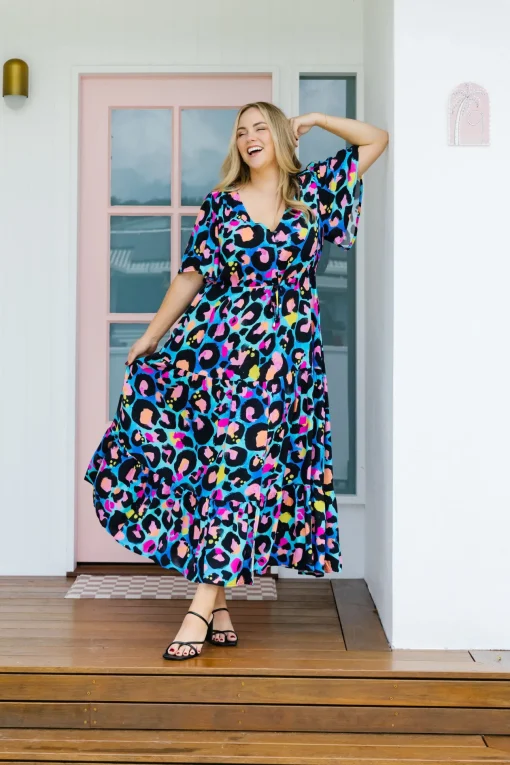 *UNICORN* Bonnie Dress in Kasey Leopard by Kasey Rainbow