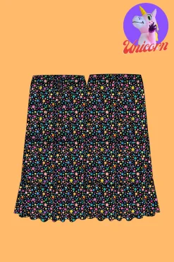 *UNICORN* Carrie Skirt in Black Pebble by Kasey Rainbow