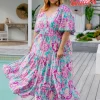 *UNICORN* Charlize Maxi Dress in Destiny Print