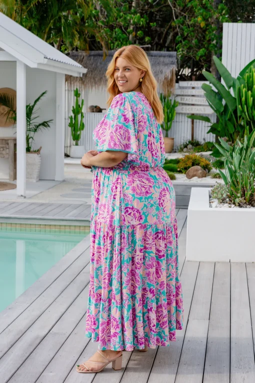 *UNICORN* Charlize Maxi Dress in Destiny Print