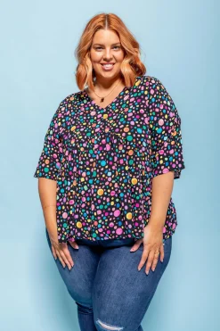 *UNICORN* Peak Top in Black Pebble by Kasey Rainbow