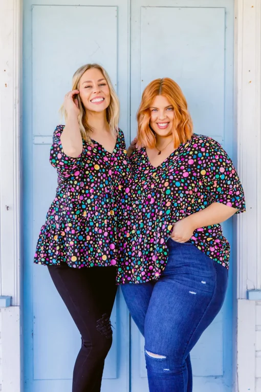 *UNICORN* Peak Top in Black Pebble by Kasey Rainbow