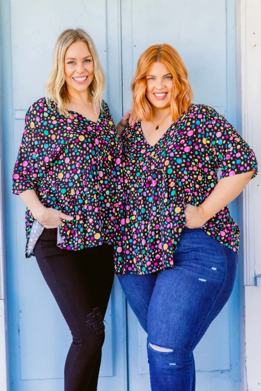 *UNICORN* Peak Top in Black Pebble by Kasey Rainbow