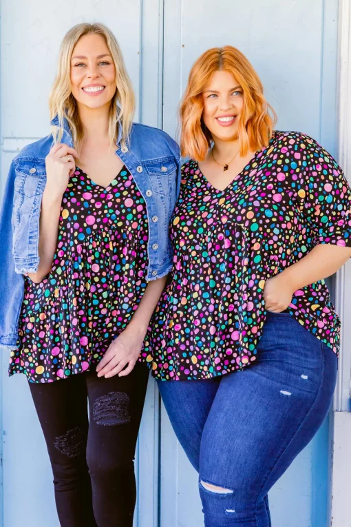 *UNICORN* Peak Top in Black Pebble by Kasey Rainbow