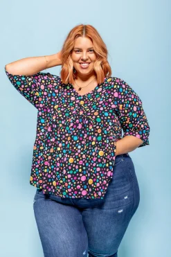 *UNICORN* Peak Top in Black Pebble by Kasey Rainbow