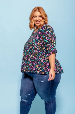*UNICORN* Peak Top in Black Pebble by Kasey Rainbow