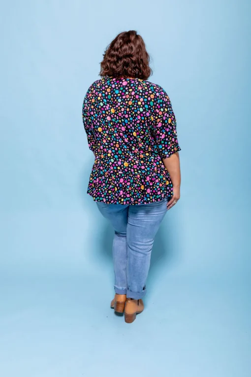 *UNICORN* Peak Top in Black Pebble by Kasey Rainbow