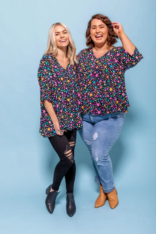 *UNICORN* Peak Top in Black Pebble by Kasey Rainbow