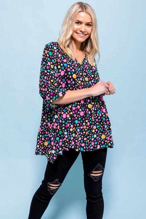 *UNICORN* Peak Top in Black Pebble by Kasey Rainbow