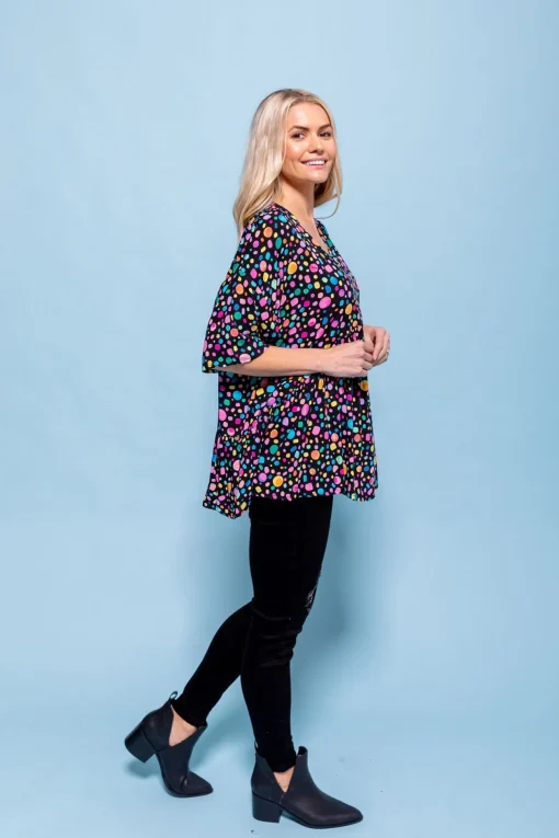 *UNICORN* Peak Top in Black Pebble by Kasey Rainbow