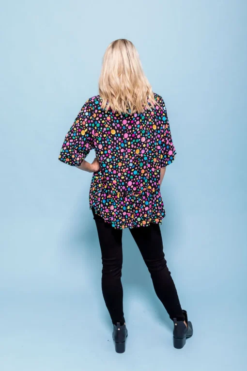 *UNICORN* Peak Top in Black Pebble by Kasey Rainbow