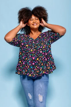 *UNICORN* Peak Top in Black Pebble by Kasey Rainbow