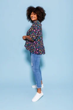 *UNICORN* Peak Top in Black Pebble by Kasey Rainbow