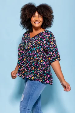 *UNICORN* Peak Top in Black Pebble by Kasey Rainbow