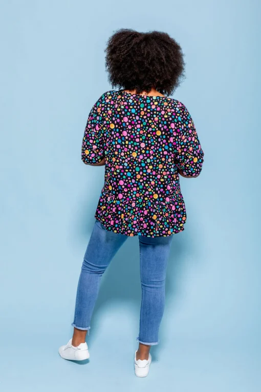 *UNICORN* Peak Top in Black Pebble by Kasey Rainbow