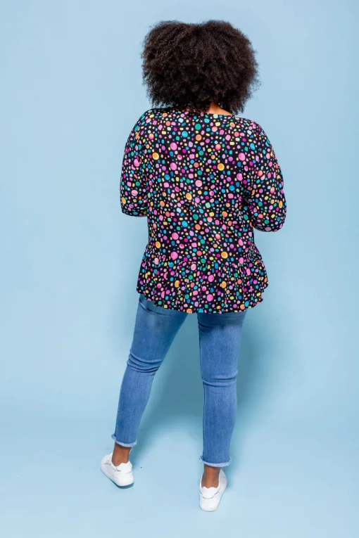 *UNICORN* Peak Top in Black Pebble by Kasey Rainbow