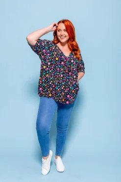 *UNICORN* Peak Top in Black Pebble by Kasey Rainbow