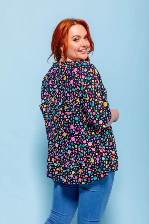 *UNICORN* Peak Top in Black Pebble by Kasey Rainbow