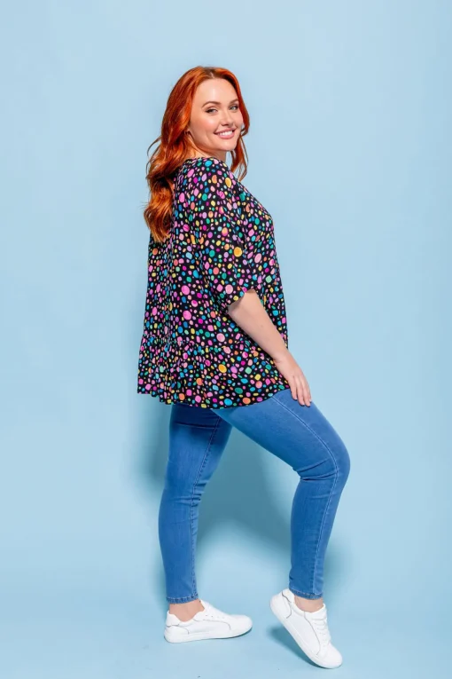 *UNICORN* Peak Top in Black Pebble by Kasey Rainbow
