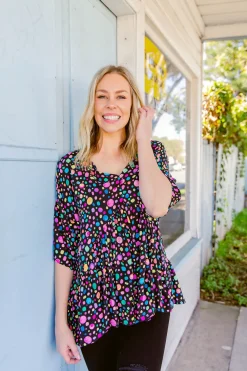 *UNICORN* Peak Top in Black Pebble by Kasey Rainbow