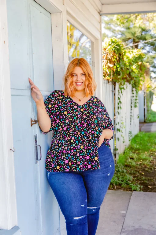 *UNICORN* Peak Top in Black Pebble by Kasey Rainbow
