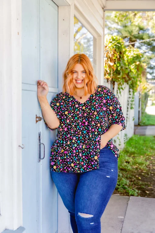 *UNICORN* Peak Top in Black Pebble by Kasey Rainbow