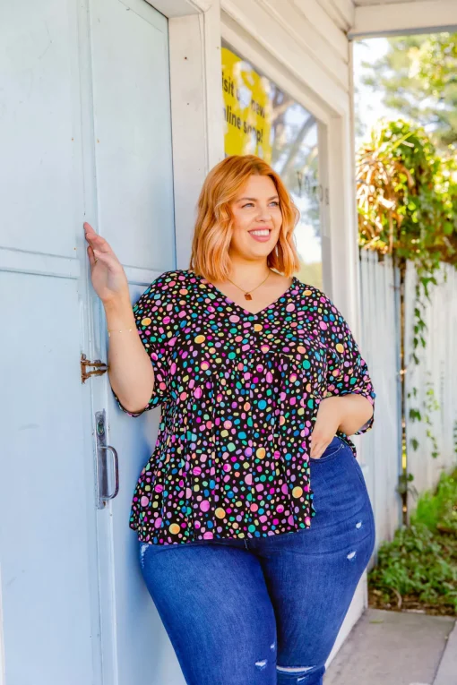 *UNICORN* Peak Top in Black Pebble by Kasey Rainbow