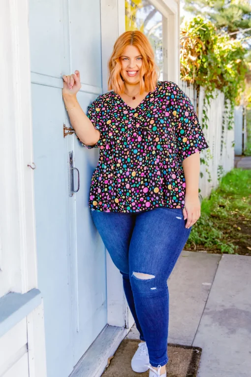 *UNICORN* Peak Top in Black Pebble by Kasey Rainbow