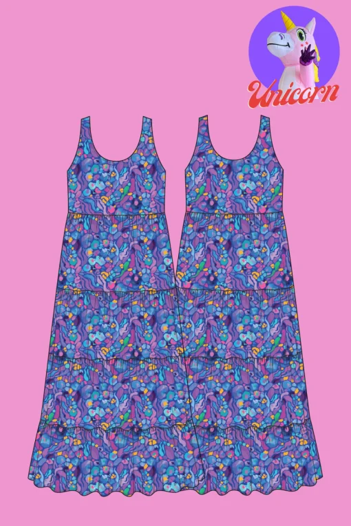 *UNICORN* Ronnie Dress in Reef by Kasey Rainbow