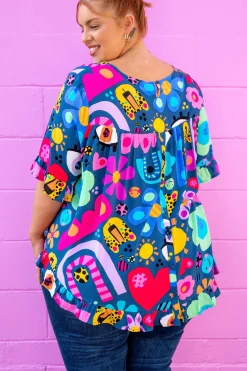 *UNICORN* Tilly Top in Kasey Rainbow My Things by Kasey Rainbow