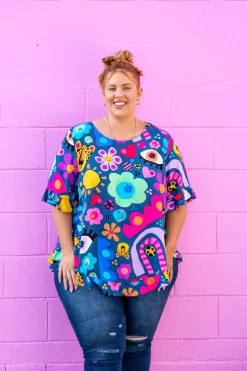 *UNICORN* Tilly Top in Kasey Rainbow My Things by Kasey Rainbow