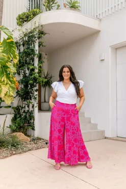 Zelda Pants in Summer Floral by Kasey Rainbow