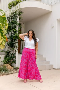 Zelda Pants in Summer Floral by Kasey Rainbow