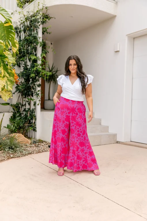 Zelda Pants in Summer Floral by Kasey Rainbow